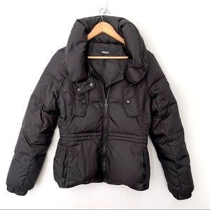 Dkny women’s puffer jacket.